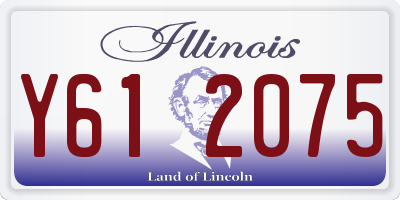 IL license plate Y612075