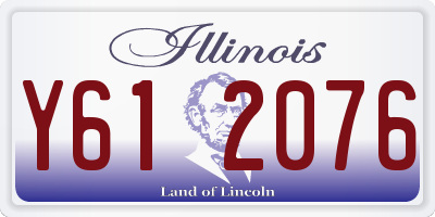 IL license plate Y612076