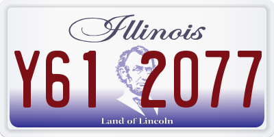 IL license plate Y612077