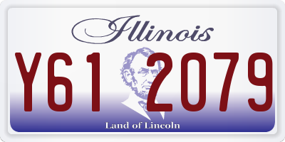 IL license plate Y612079