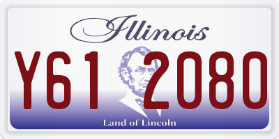 IL license plate Y612080