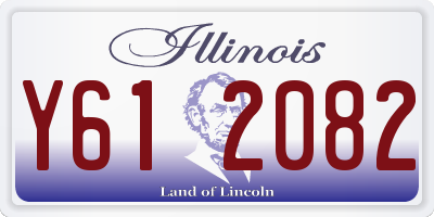 IL license plate Y612082
