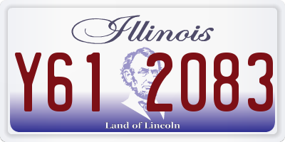 IL license plate Y612083