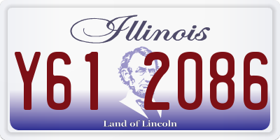 IL license plate Y612086