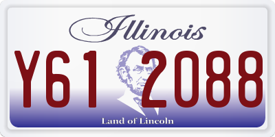 IL license plate Y612088