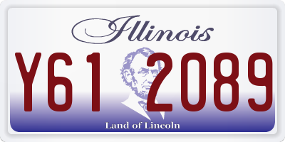 IL license plate Y612089