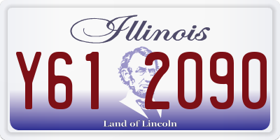 IL license plate Y612090