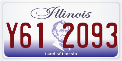 IL license plate Y612093