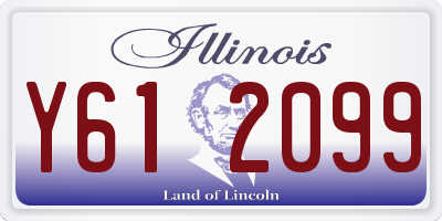 IL license plate Y612099