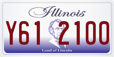 IL license plate Y612100