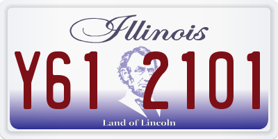 IL license plate Y612101