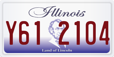 IL license plate Y612104