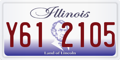 IL license plate Y612105
