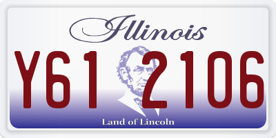IL license plate Y612106