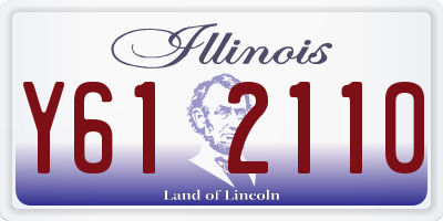IL license plate Y612110
