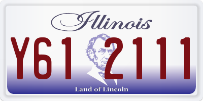 IL license plate Y612111