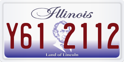 IL license plate Y612112