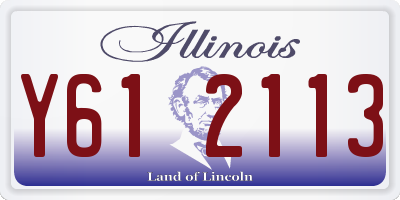 IL license plate Y612113