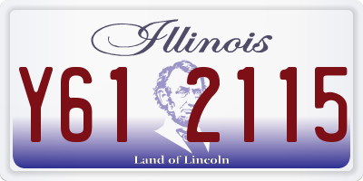 IL license plate Y612115
