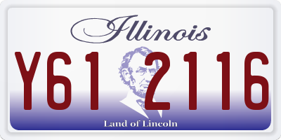 IL license plate Y612116