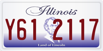 IL license plate Y612117