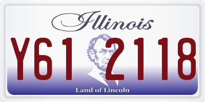IL license plate Y612118