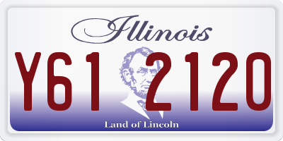 IL license plate Y612120