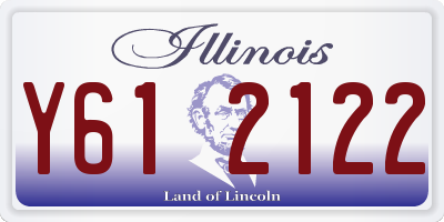 IL license plate Y612122