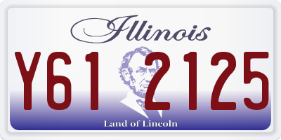 IL license plate Y612125
