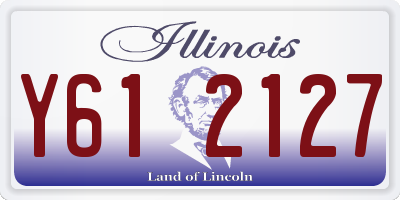 IL license plate Y612127