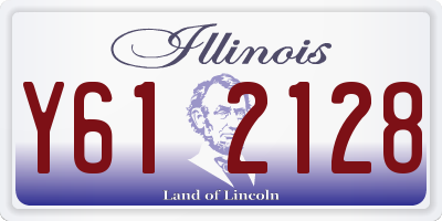 IL license plate Y612128