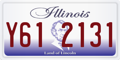 IL license plate Y612131