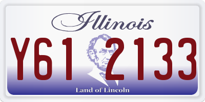 IL license plate Y612133