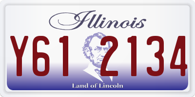 IL license plate Y612134