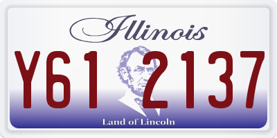 IL license plate Y612137