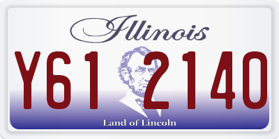 IL license plate Y612140