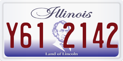 IL license plate Y612142