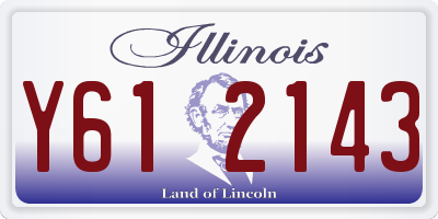 IL license plate Y612143