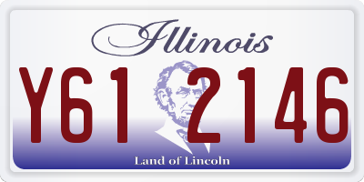 IL license plate Y612146