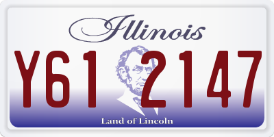 IL license plate Y612147