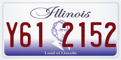 IL license plate Y612152