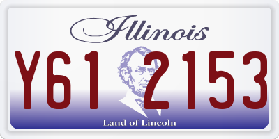 IL license plate Y612153