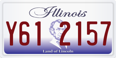 IL license plate Y612157