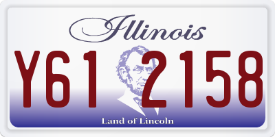 IL license plate Y612158