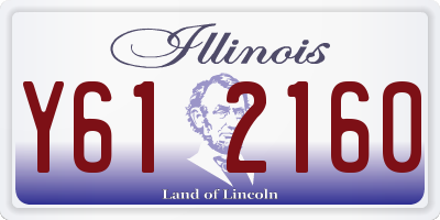 IL license plate Y612160