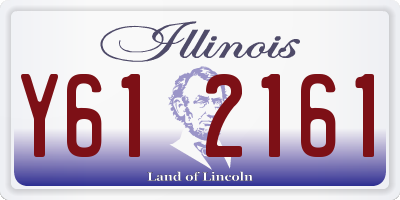 IL license plate Y612161