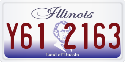 IL license plate Y612163