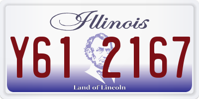 IL license plate Y612167
