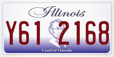 IL license plate Y612168