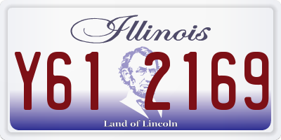 IL license plate Y612169